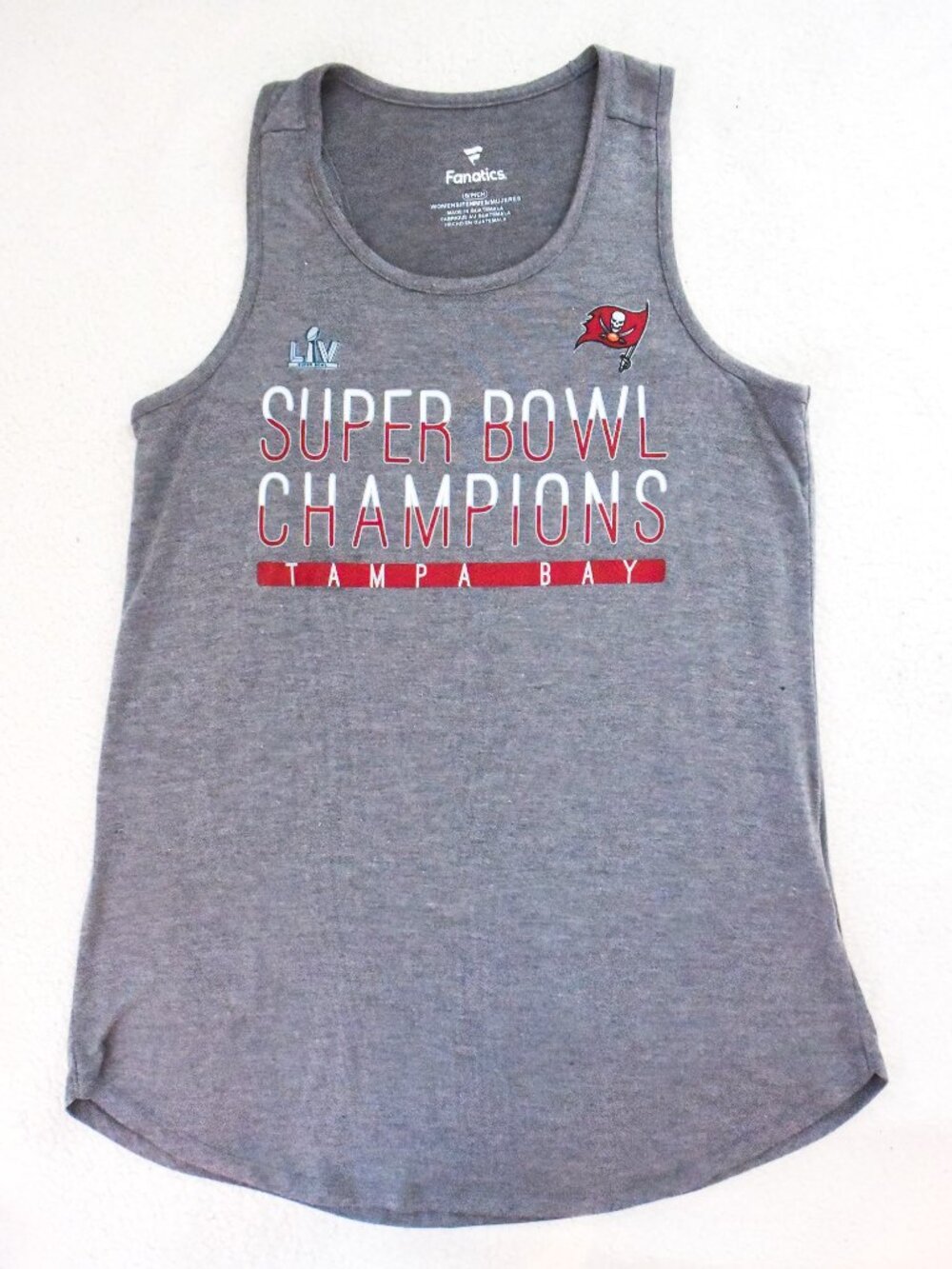 *Fanatics* Tampa Bay Buccaneers Super Bowl Women's Tank Top - Small.